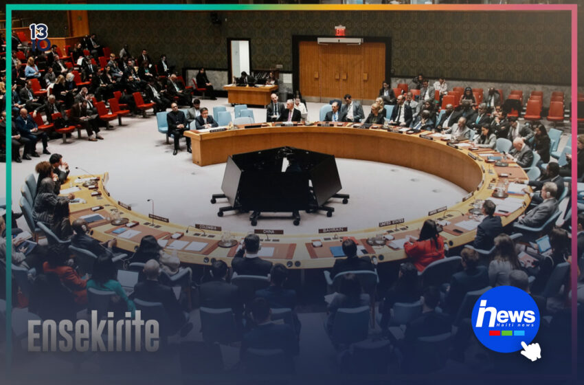  Konsèy Sekirite Nasyonzini an pwolonje anbago sou zam pou Ayiti