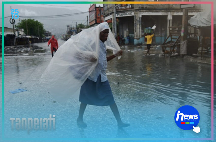  Meteyo Ayiti: vijilans jòn sou peyi a jiska demen 26 oktòb