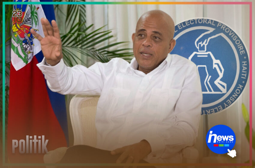  Michel Martelly depoze pyès li nan KEP a