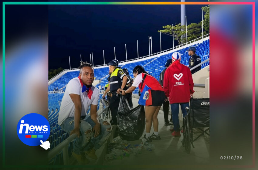  Apre viktwa 4-1 an, fanatik ayisyen yo rete pou netwaye estad la