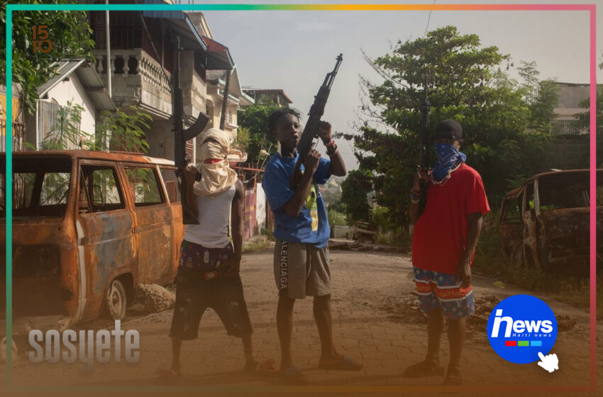  Ayiti timoun yo reprezante ant 30 a 50% manm gang ame yo daprè Nasyonzini